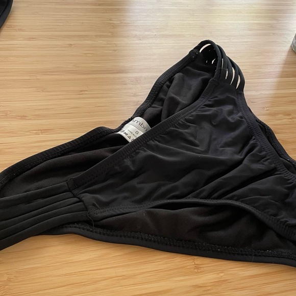 Two pack black bathing suit bottom size XS/S straps on the sides - Picture 6 of 10